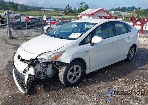 2013 Toyota Prius Four из США, поврежденный, VIN JTDKN3DU8D5546773